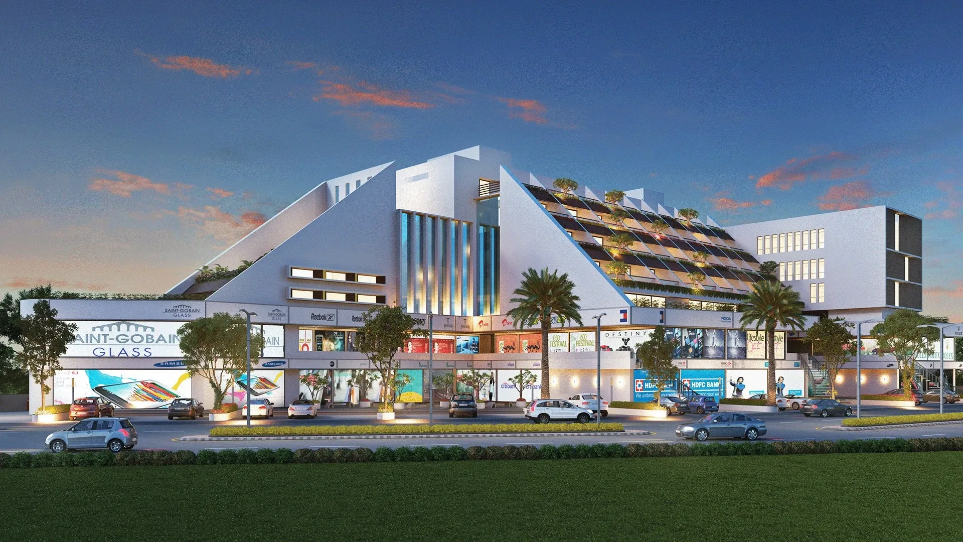 Pramukh Anand Mall commercial development